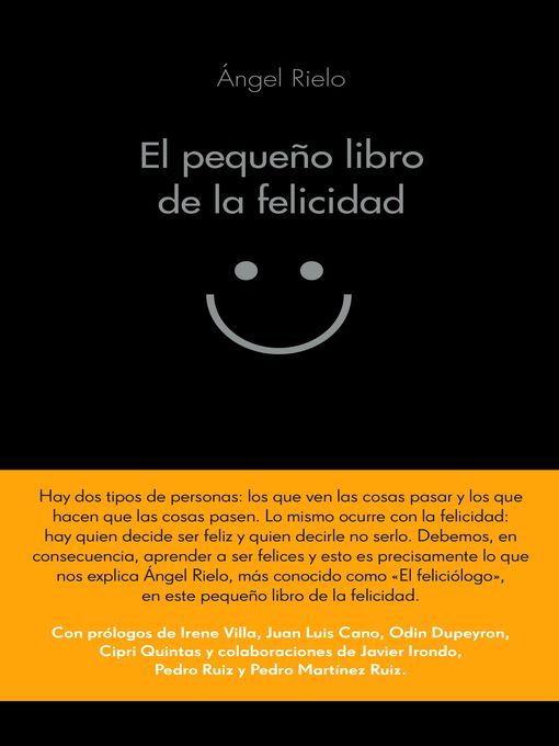 Title details for El pequeño libro de la felicidad by Ángel Rielo Fernández - Available